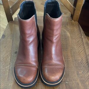 Womens Sorel Brown Leather Boots
